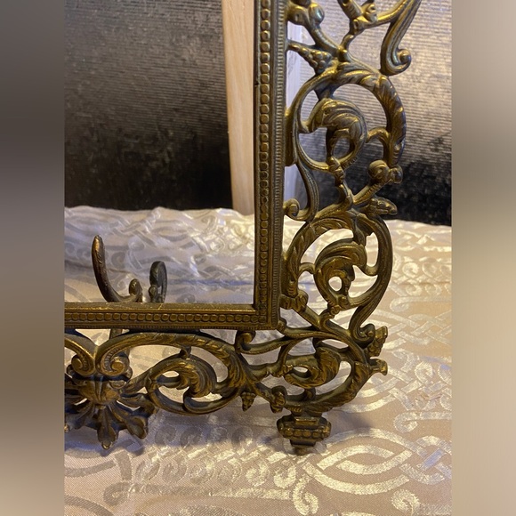 🌜Vintage Brass Art Nouveau Picture Frame #9580🌛 - Picture 12 of 12